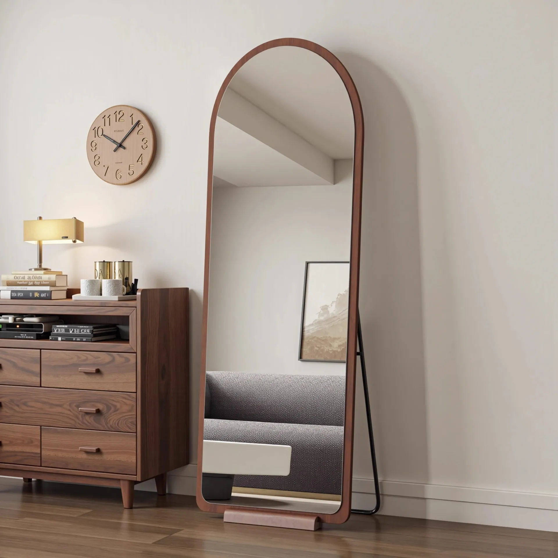 

Floor-to-ceiling full body household bedroom removable full-length mirror wall-mounted fitting mirror high definition mirror