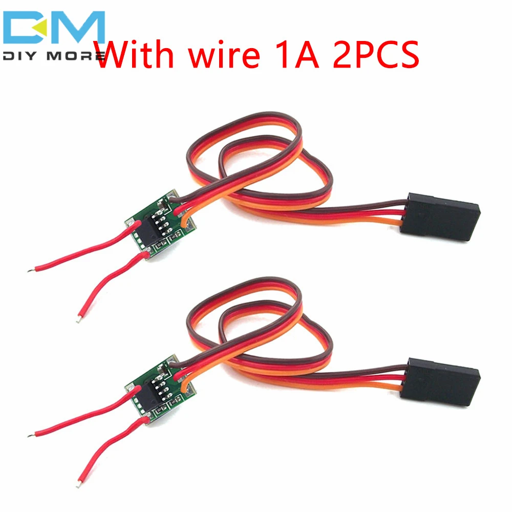 1A 3A 1A 3A Dual Way Bidirectional Brushed ESC Speed Control for RC Model Boat Tank Brushed Motor Spare Parts DC3.5-8.4V