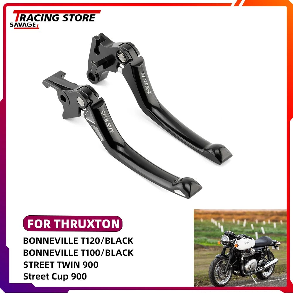 

Регулируемые рычаги тормоза и сцепления для Thruxton 1200, Scrambler 900, Bonneville T100/T120/Black, Street Twin 900, Cup 900