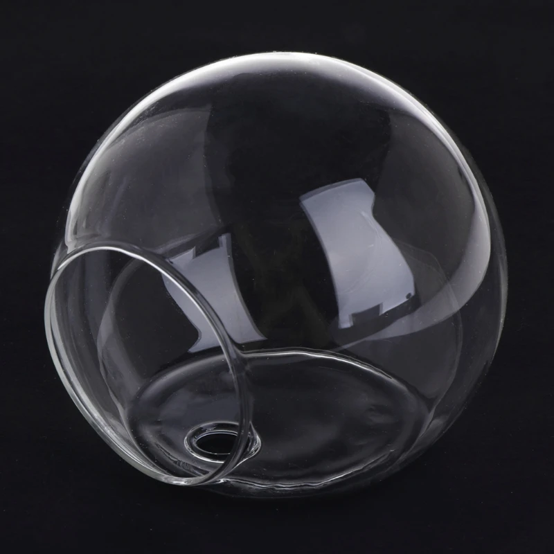 F92B Glass Vase Wall Hanging Hydroponic Terrarium Fish Tanks Potted Plant Flower pot