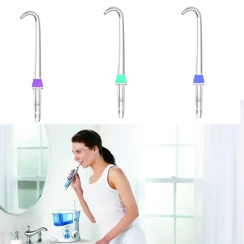 Flossers dentais recargas cabeça bico jato lavagem dente limpador irrigador oralshigiene dropshipping
