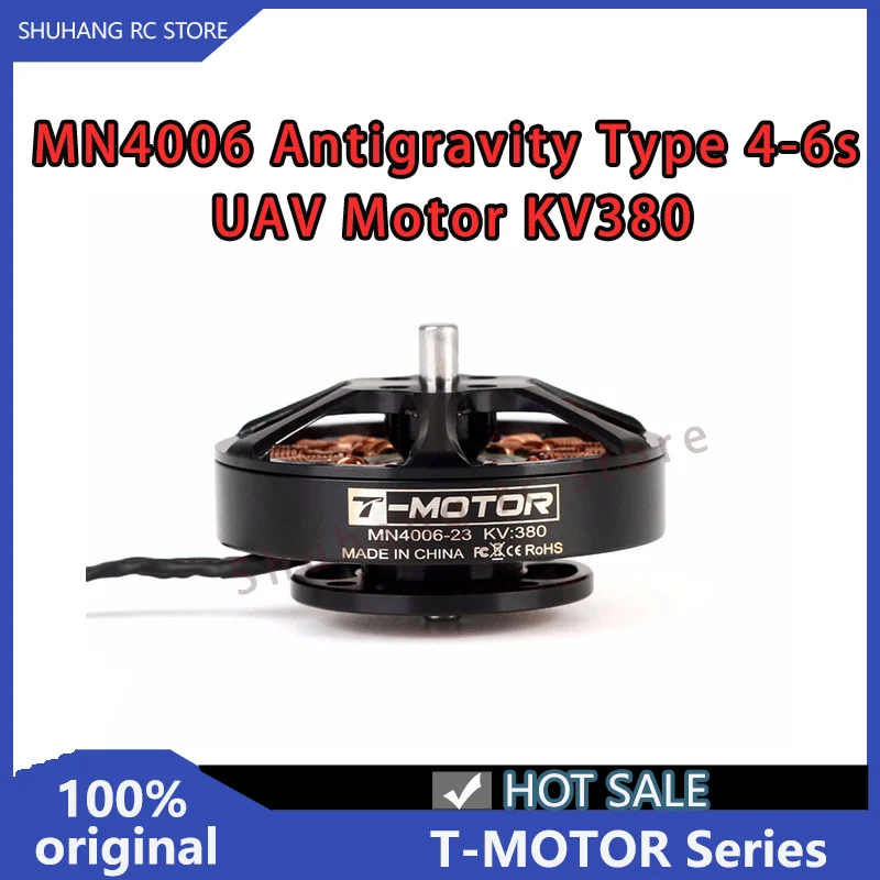 

T-MOTOR 2PCS/SET Brushless Motor MN4006 KV380 Antigravity Ultralight Efficient Ultrathin Lightest for UAV VTOL Drone Quadcopter
