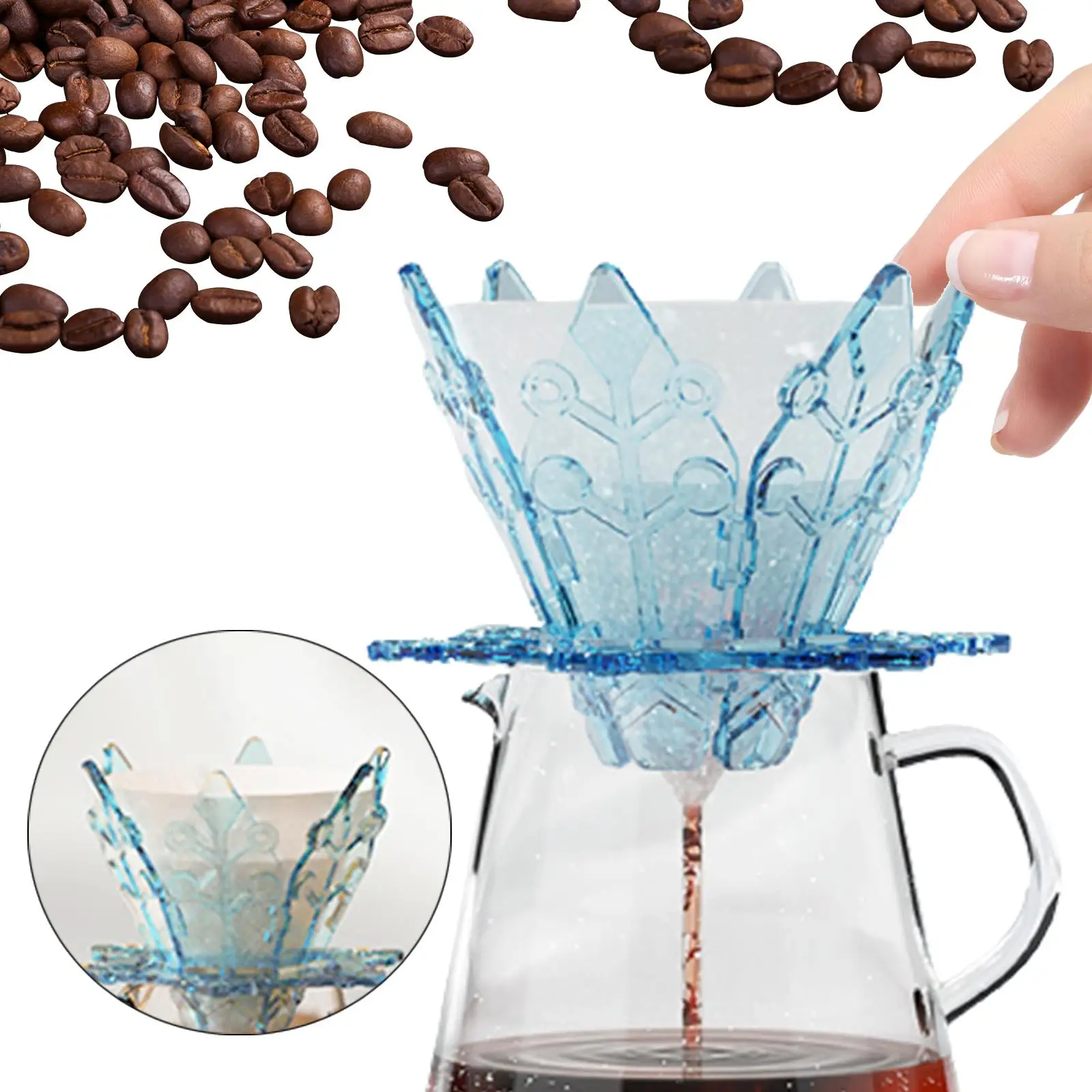 Фильтры для наливания кофе, воронки для кофе, чашки для капельного фильтра для капельного кофе для домашнего кафе