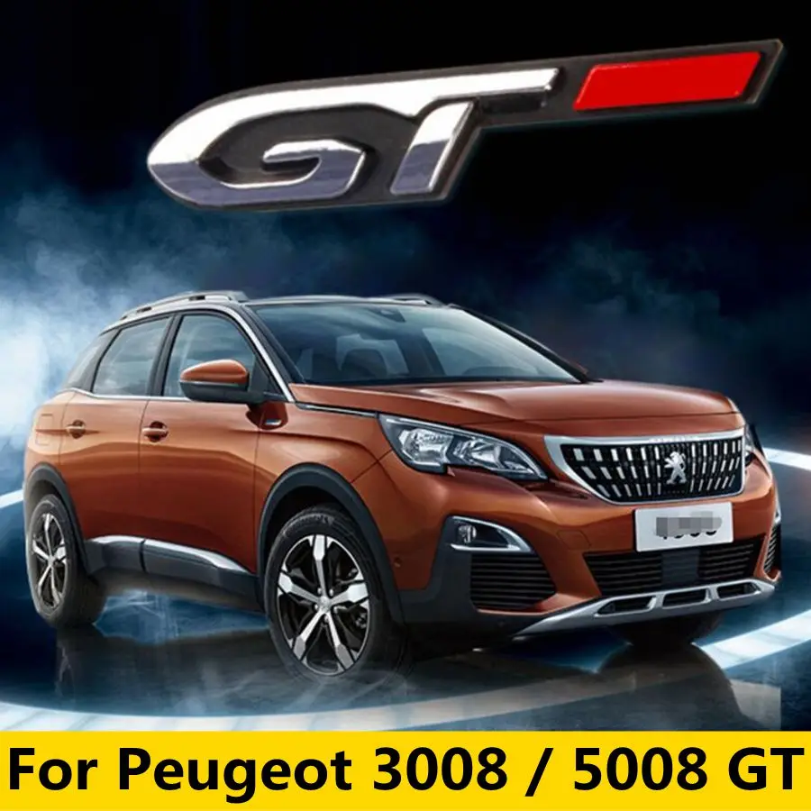 

Хромированная декоративная Эмблема для боковых кузовов Peugeot 3008 / 5008 GT