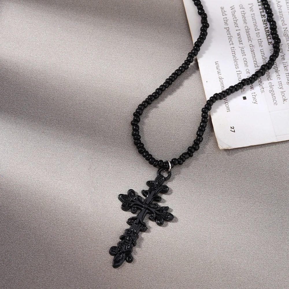 Aihua Y2K Vintage Herz Anhänger Halskette für Damen Herren Charm Halskette Grunge Punk Modeschmuck ﻿ Halsband Halskette Unisex – Detail 2