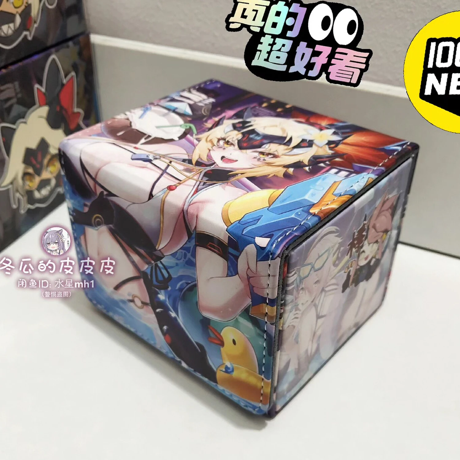 

Diy Self Made Yu-Gi-Oh! Dinomorphia Card Storage Box Ygo Dinomorphia Leather High-End Card Storage Box Anime Cards Gift Toys
