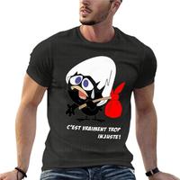 Intouchables Women Calimero Texte Ombre Oversize T Shirts Fashion Men'S Clothes Short Sleeve Streetwear Large Size Tops Tee