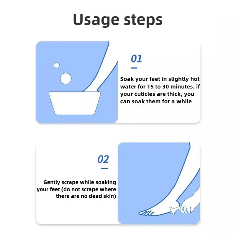 المهنية الجلد الميت القدم مكشطة التقشير السلس باديكير اليد الحلاقة سكين ملف كعب مزيل النسيج شفرة قدم الرعاية أداة