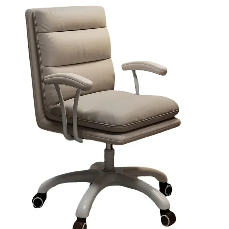 Comoda sedia da ufficio da studio con copertura nordica, lettura elasticizzata, sedia da ufficio di lusso, comode Chaises girevoli con accento De Bureau