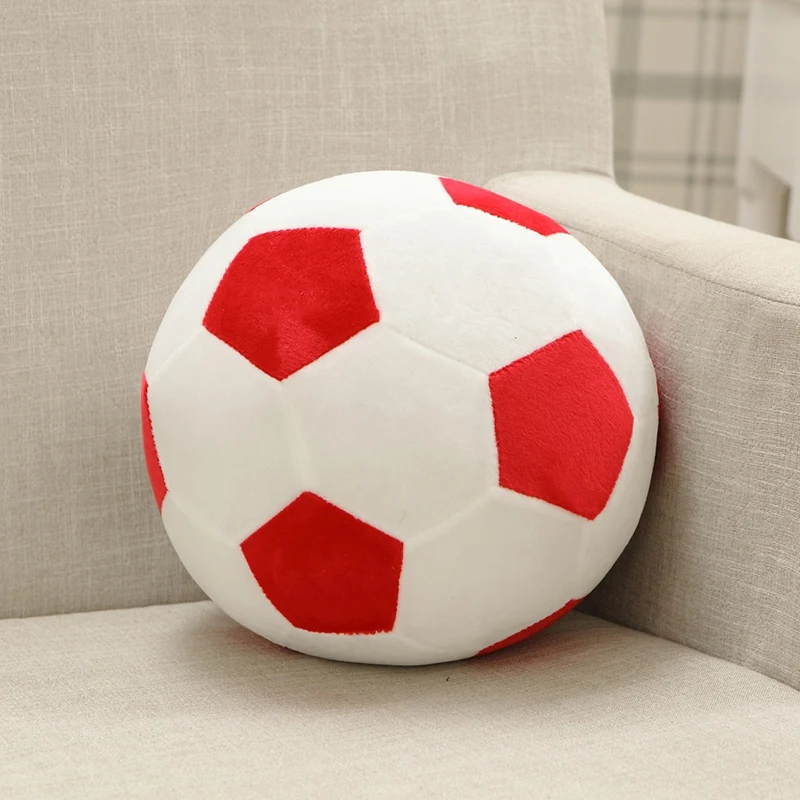 20-50cm simulação de brinquedo de pelúcia de futebol recheado venda quente do brinquedo de pelúcia de futebol simulado bola de boneca para crianças