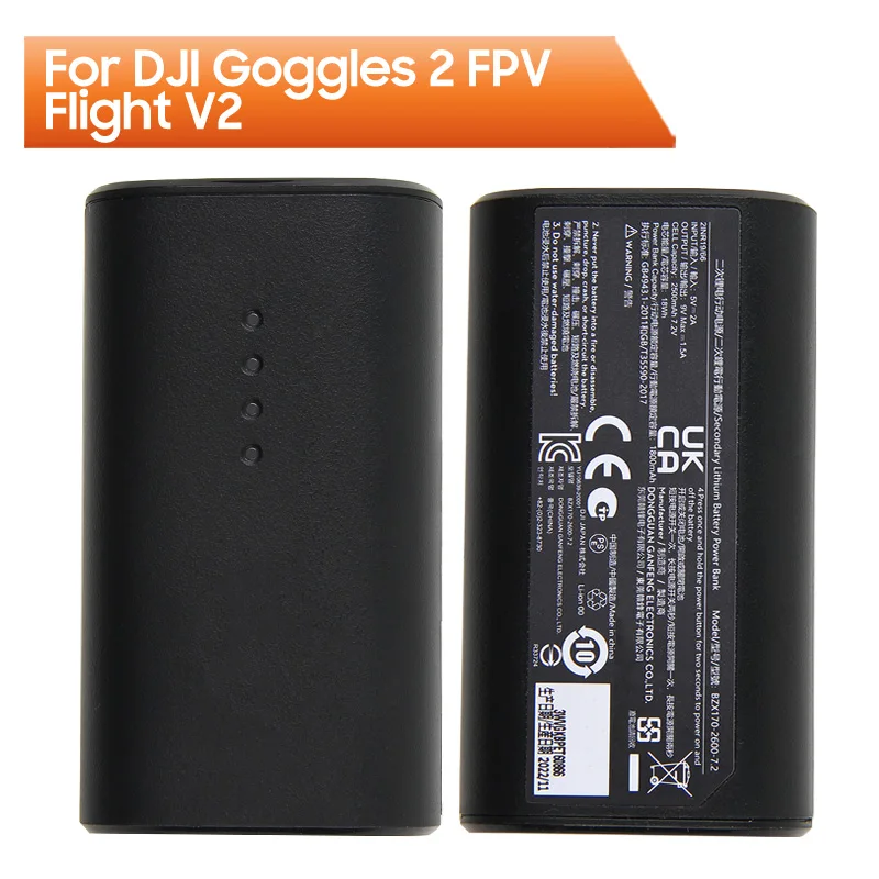 

Новая сменная батарея Brandn для очков DJI FPV 2, аккумуляторные очки 2, летные очки FPV, аксессуары V2, батарейки для дронов