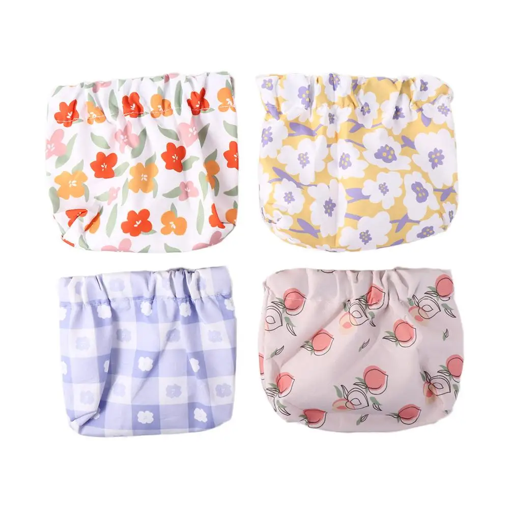 Packing Bag Earrings Storage Bag Self-closing Mini Coin Purse Women Change Storage Bag Flower Spring Bag Lipstick Cosmetic Bag