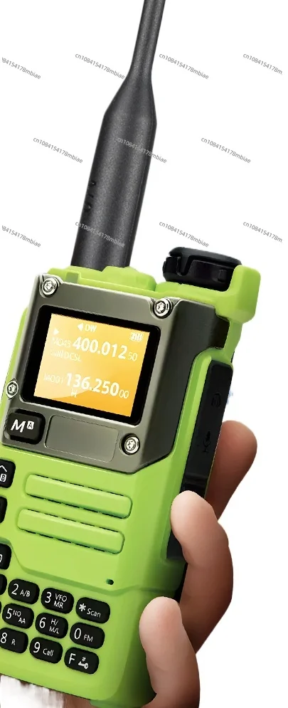 Handheld Walkie-talkie UVK6 Handset Chinese One-click Frequency Matching, Youth Green Large Memory K5 Upgrade