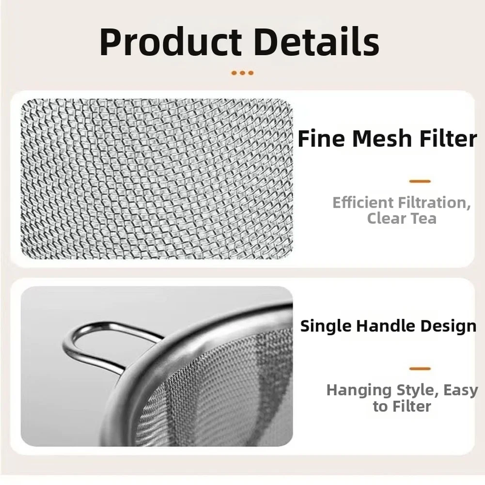 304 Stainless Steel Deep Type Tea Filter Infuser Ball with 30 Mesh Strainer for For loose Leaf Herbal Infusions