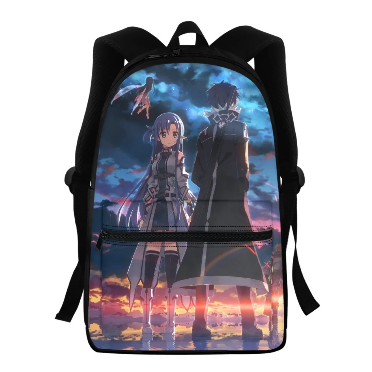 

FORUDESIGNS Large Bookbags Primary Sword Art Online Anime Schoolbags Girls' Multi Pocket School Backpacks Camping Shopping