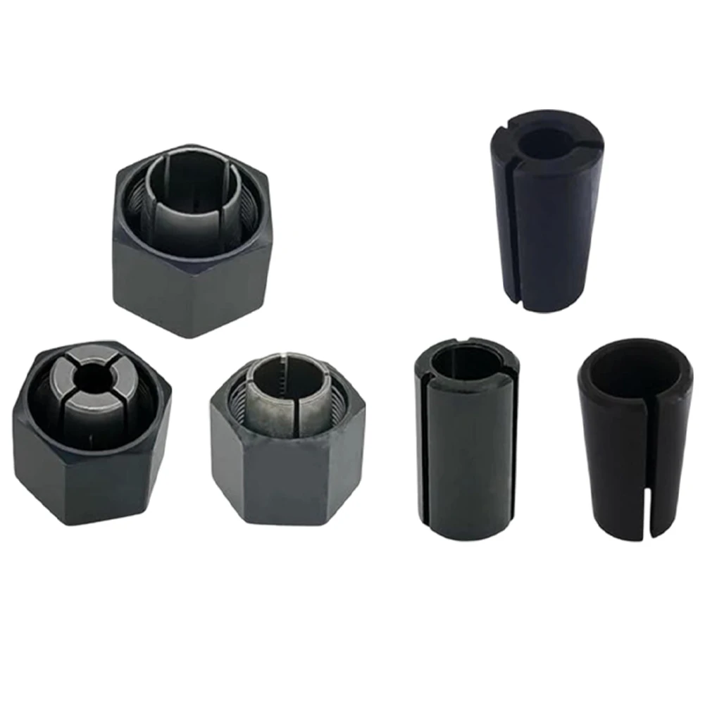 /Collet /Chuck /And Nut Set 12.7mm 6mm 1/2 1/4 12mm For Router Bit Holder Replacement Compatible With DW618D DW618P Tools