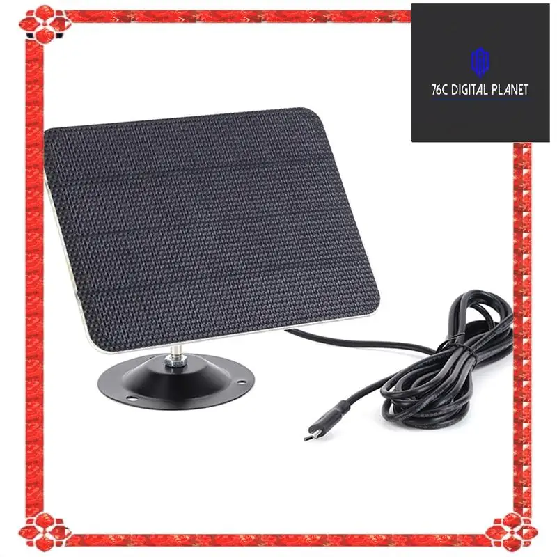 

24-Hour Delivery 10W 5V USB Solar Panel Charger Kit IPX6 Waterproof 360 Adjustable Bracket For Security Camera Dome Mini Camera