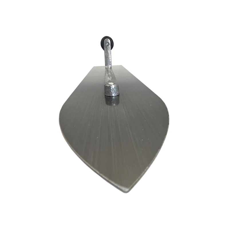 Pointed Finishing Trowel Masonry Drywall Concrete Finishing with TPR Handle for Cement and Concrete Household DIY