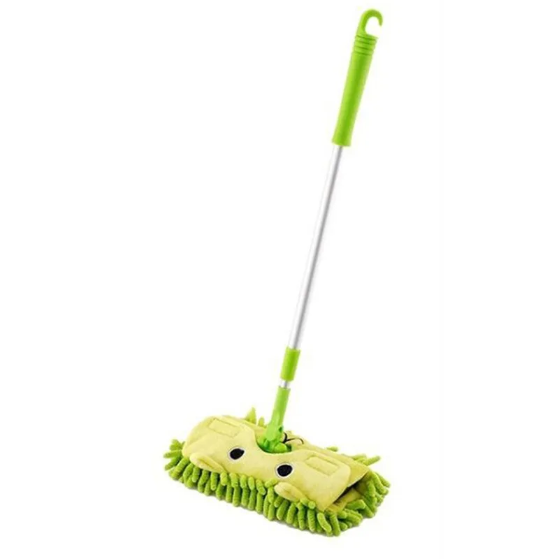 Crianças mini mop brinquedo role play limpeza ferramenta de limpeza retrátil mop limpador para crianças presente brinquedos