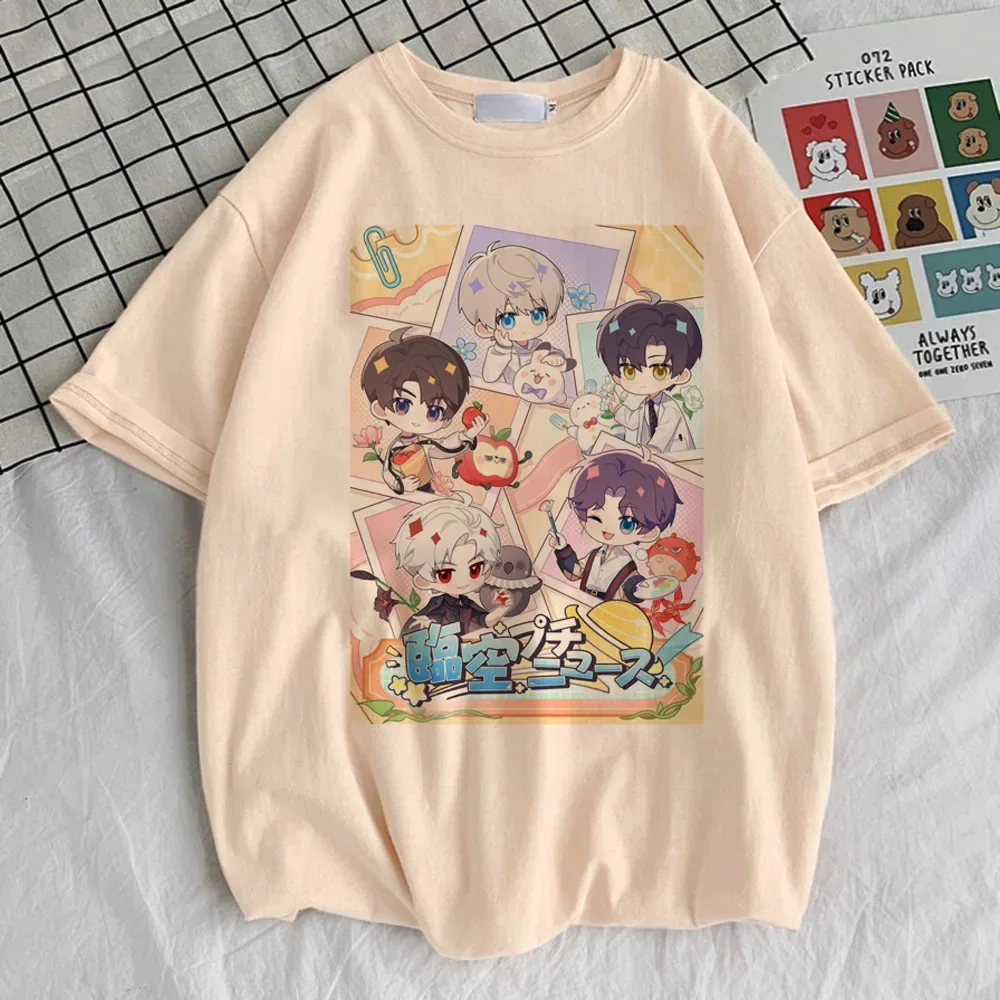 

Футболка Love and Deepspace, женская удобная футболка в стиле панк Y2k, винтажная футболка с рисунком Харадзюку, винтажная уличная одежда в стиле ретро в стиле аниме