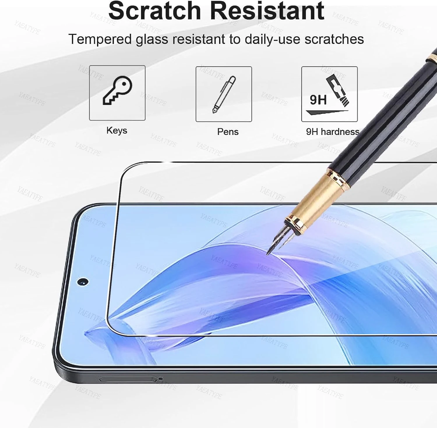 واقي شاشة من الزجاج المقسى لهاتف هواوي ميت 60 50 p50e p40 p30 lite p smart nova 10 se 10z y9a