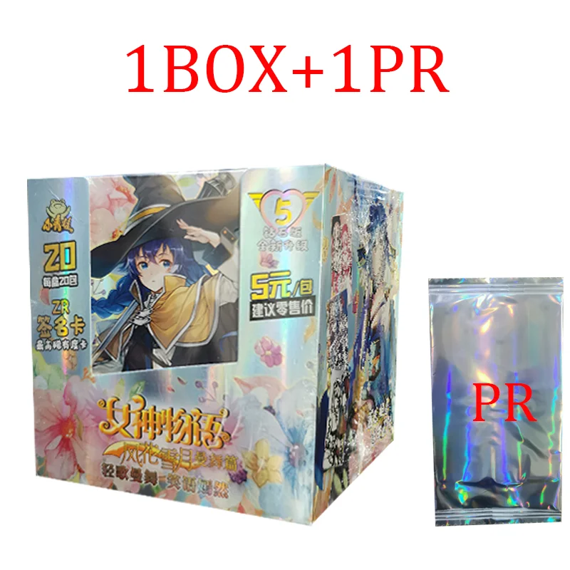 NS-5M06 kolekcja opowieści bogini Booster Box Girl Party strój kąpielowy gra karciana dziecko dzieci zabawki stołowe na rodzinny prezent urodzinowy