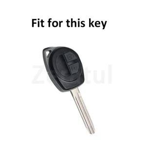 TPU Soft Car Key Deckel, Schalenschlüssel, FOB -Unterstützung, Fall des Beschützers, geeignet für Suzuki SX4, Swift, Vitara, Liana, Jimny, Alto, Ignis 10 Hauptverkaufsschlüsselabdeckung Jimny - №6
