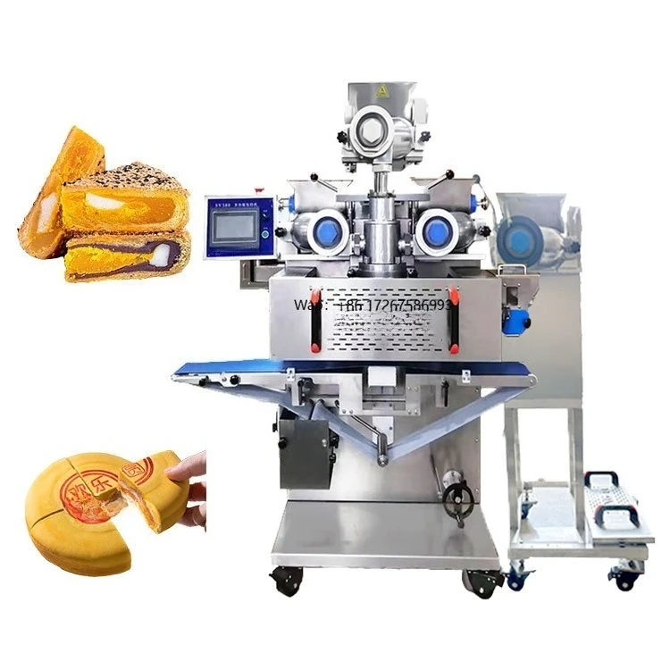 Automatic 304 Stainless Steel Super Big Moon Cake Making Machine Hokkien Meat Floss Maamoul Machine