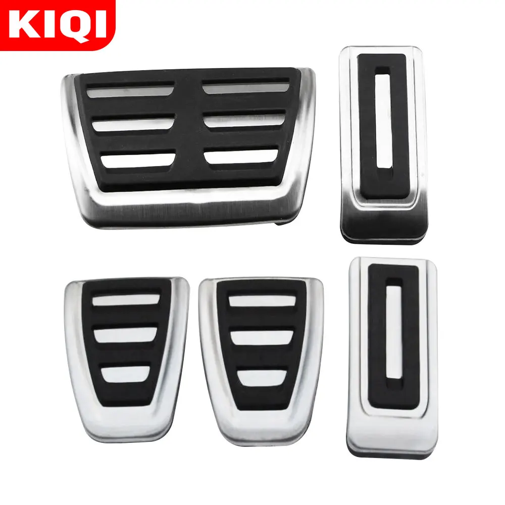 KIQI Car Fuel Brake Gas Cluth Pedal Cover for VOLKSWAGEN Vw Transporter Multivan T5 T6 Caravelle T6 AT MT Accessories