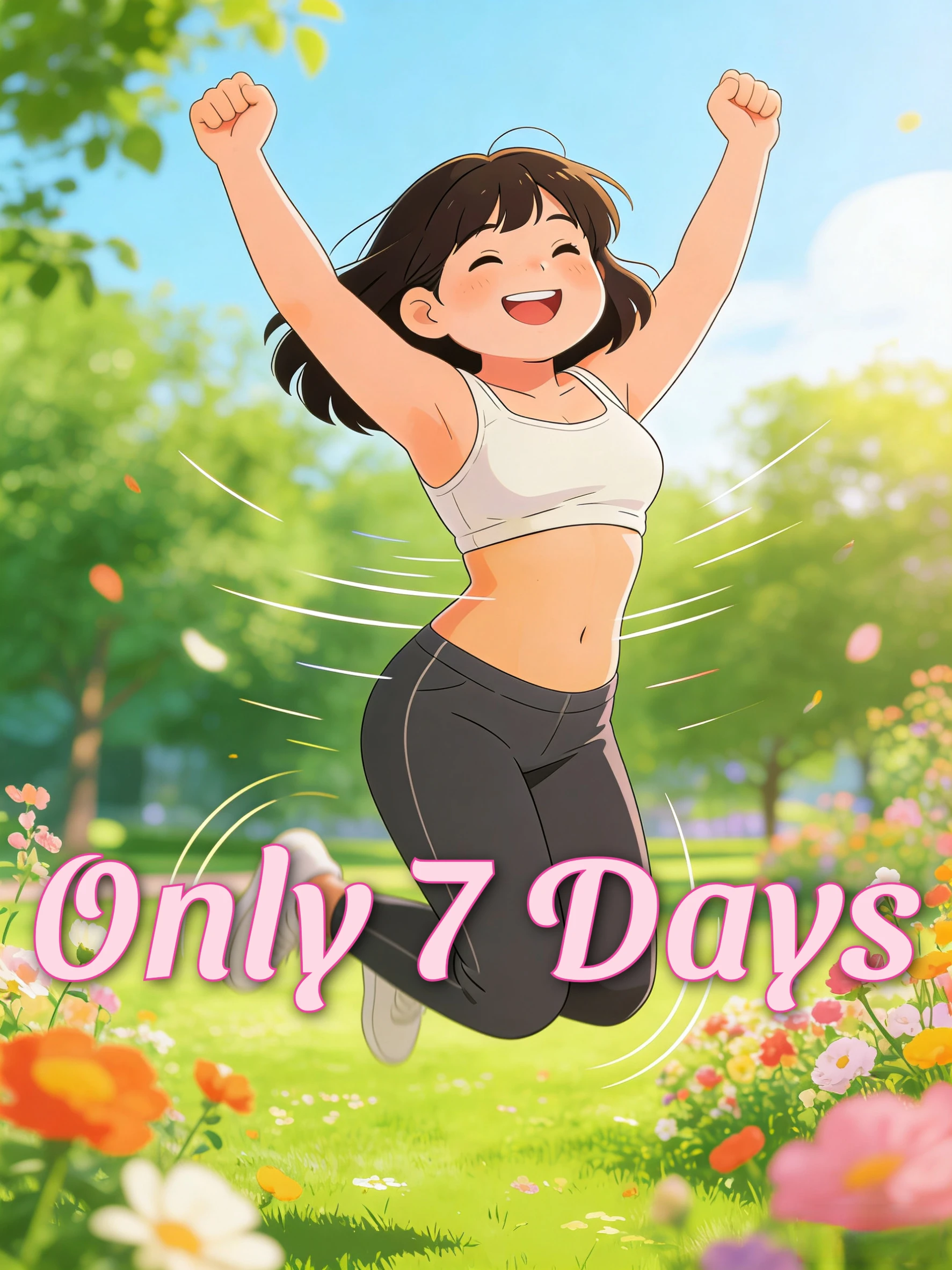 7日間で脚、手、腰を細くする