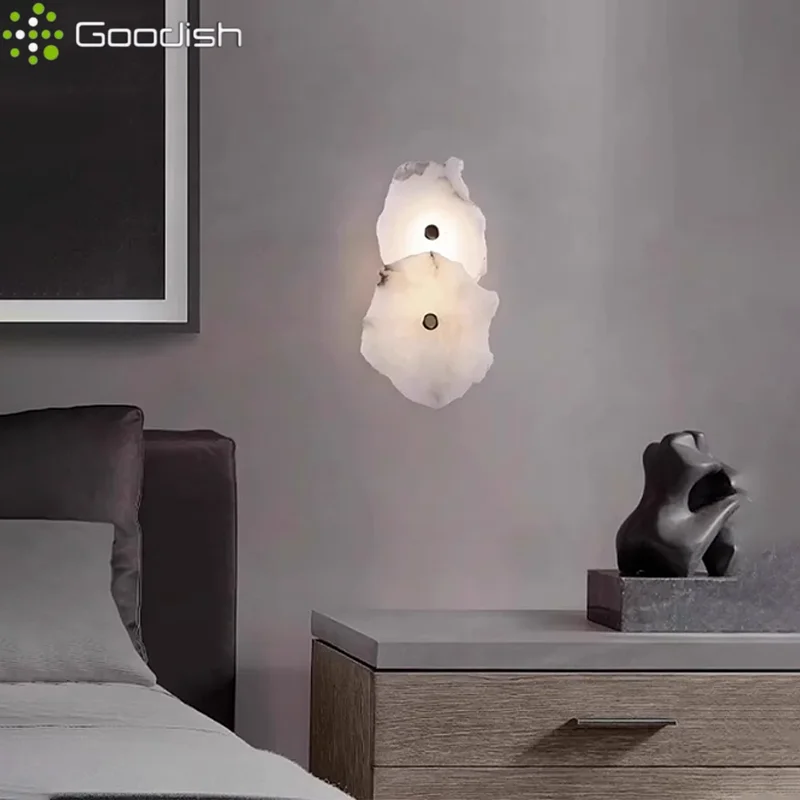 

Modern Minimalist Stylish Yam Flakes Shape Copper LED Wall Lamps Creative Lights for Living Room Side Home Decoration Chandelier