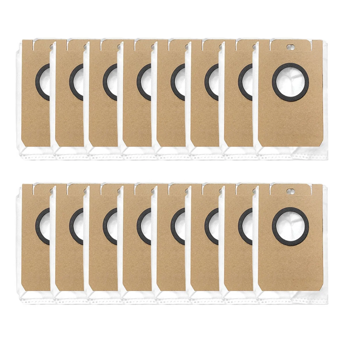 

A47T 16pcs Compatible for Neakasa NoMo N3/RS0100WA Dust Bag Robot Vacuum Cleaner Accessory Part
