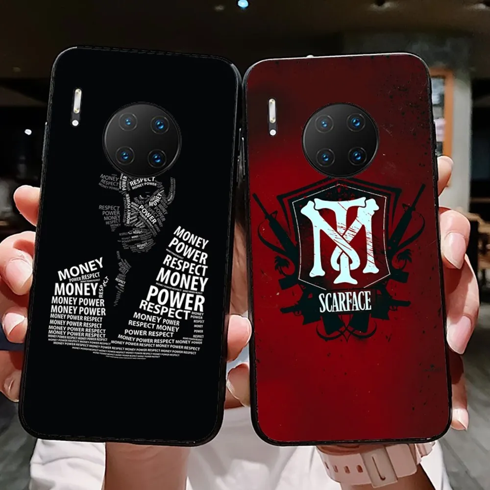 Film S-Scarface Phone Case For Huawei Mate 10 20 30 40 50 Lite Pro Nova 3 3i 5 6 SE 7 Pro 7SE