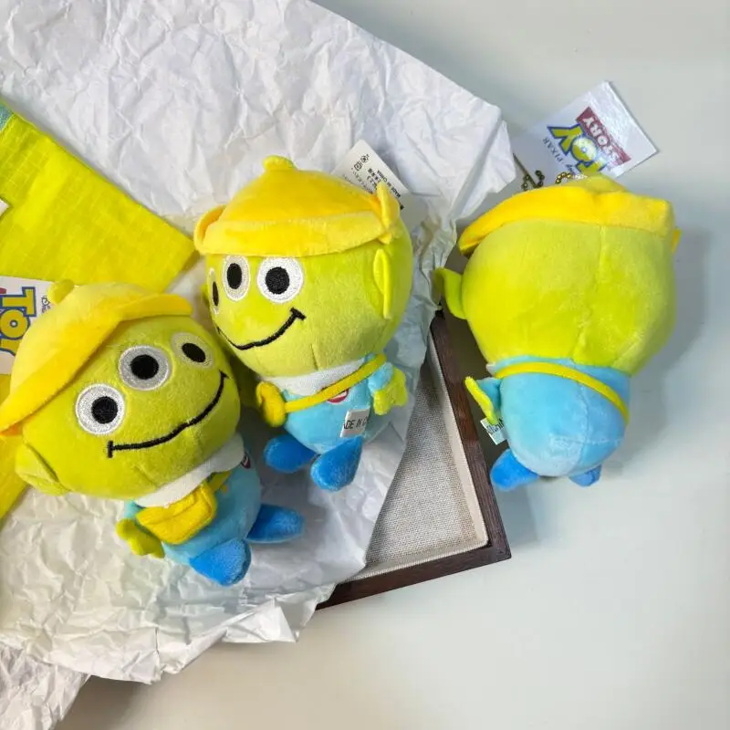 

Disney Cartoon Alien Plush Toys Kawaii Backpack Pendant Creative Accessories Keychain Soft Stuffed Doll Friends Birthday Gift