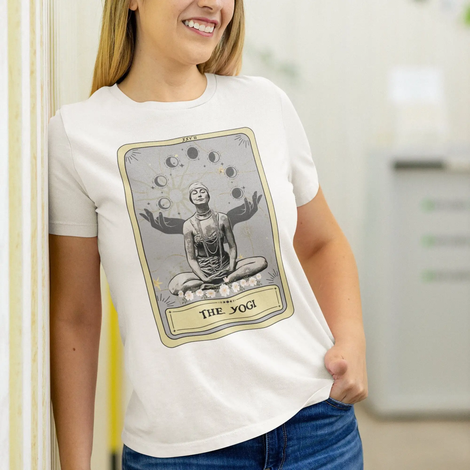 The Yogi TaroT T Shirt Yoga s for Lover with Card Design