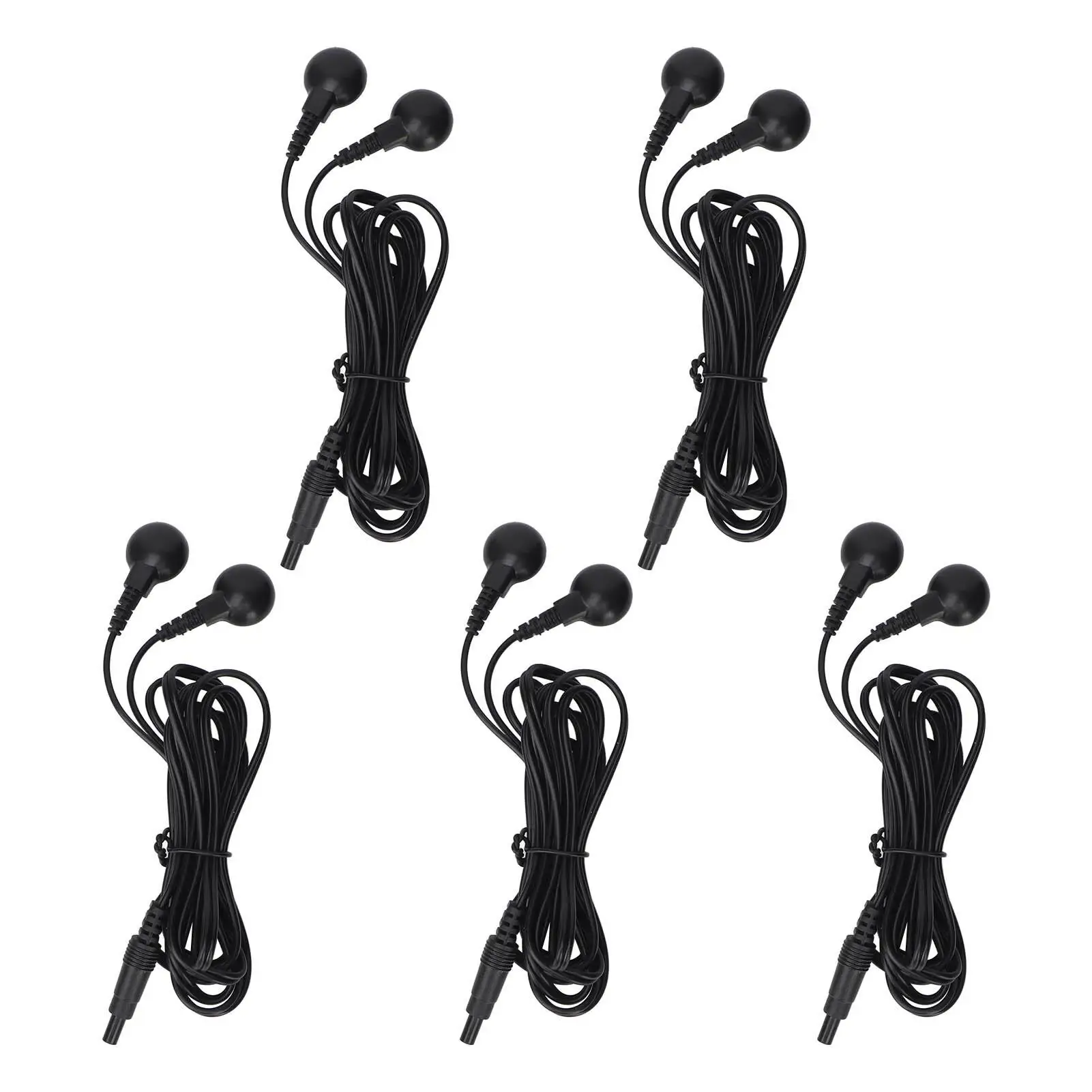 

Electrode Wire TENS Unit Lead Cables with 2 Snap Connectors for Blood Circulation for massager
