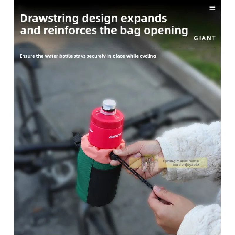 

Подходит для гигантской велосипедной сумки для бутылки с водой, складной горный дорожный велосипед, детская передняя сумка для велосипеда с краном, держатель для чашки с водой