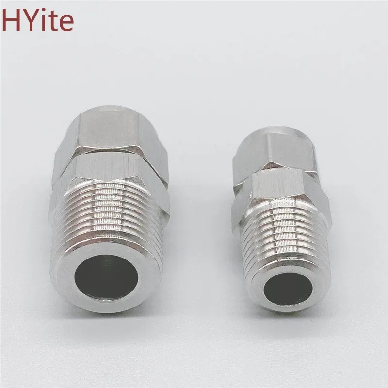 Fast twist lock nut 4mm-16mm OD Tube Stainless Steel SS 304 Pipe Fittings Connector 1/8