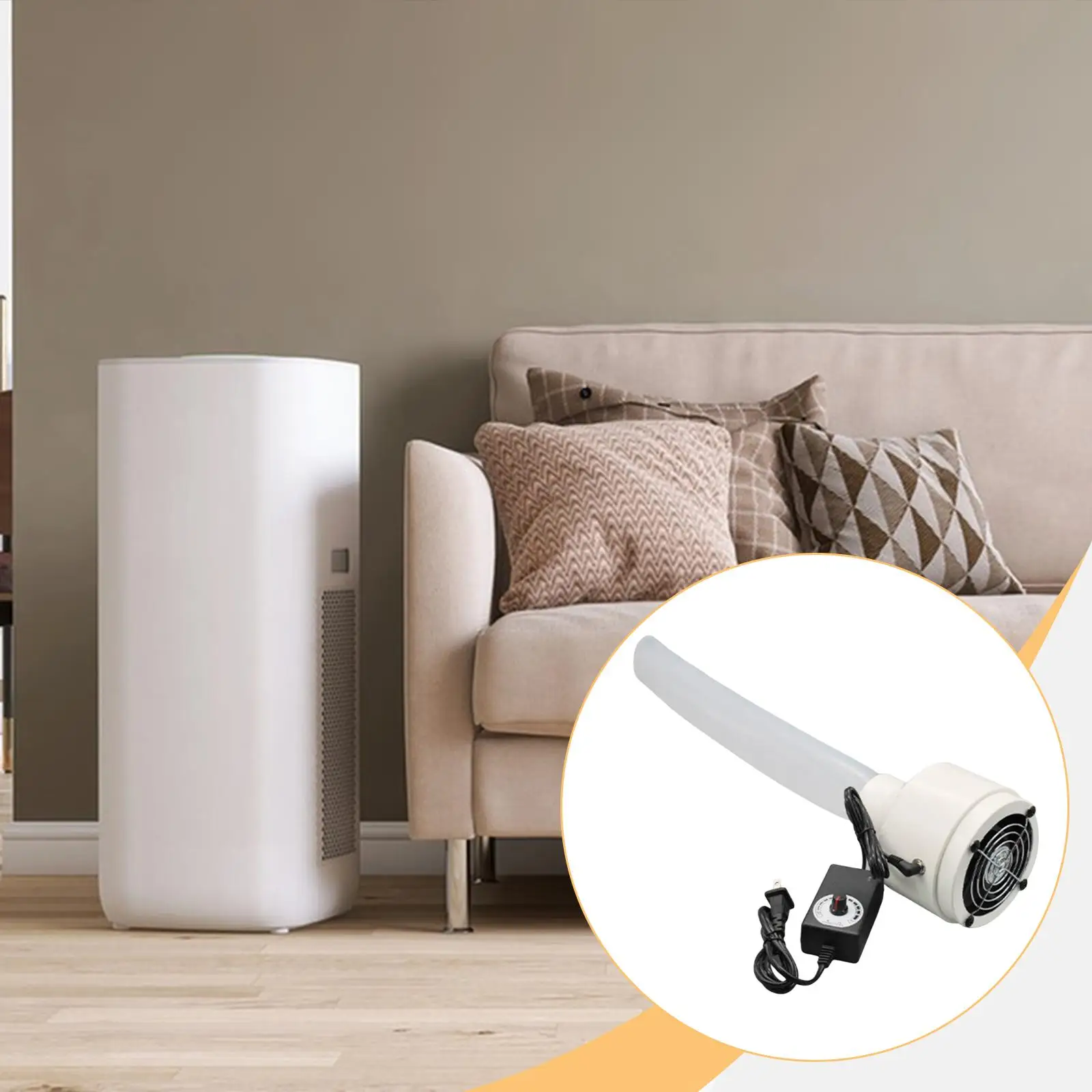 مروحة عادم بفتحة تكييف الهواء عملية، عالية الأداء، ممتازة، متينة، ترشيح متعدد، مروحة هواء منعش منزلية