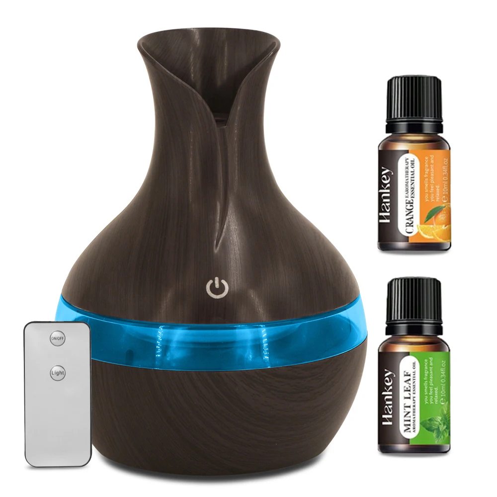 

Portable USB Diffuser for Car & Travel 300ml Compact Cool Mist Desktop Humidifier with 2 Essential Oils Perfect for Dry Air