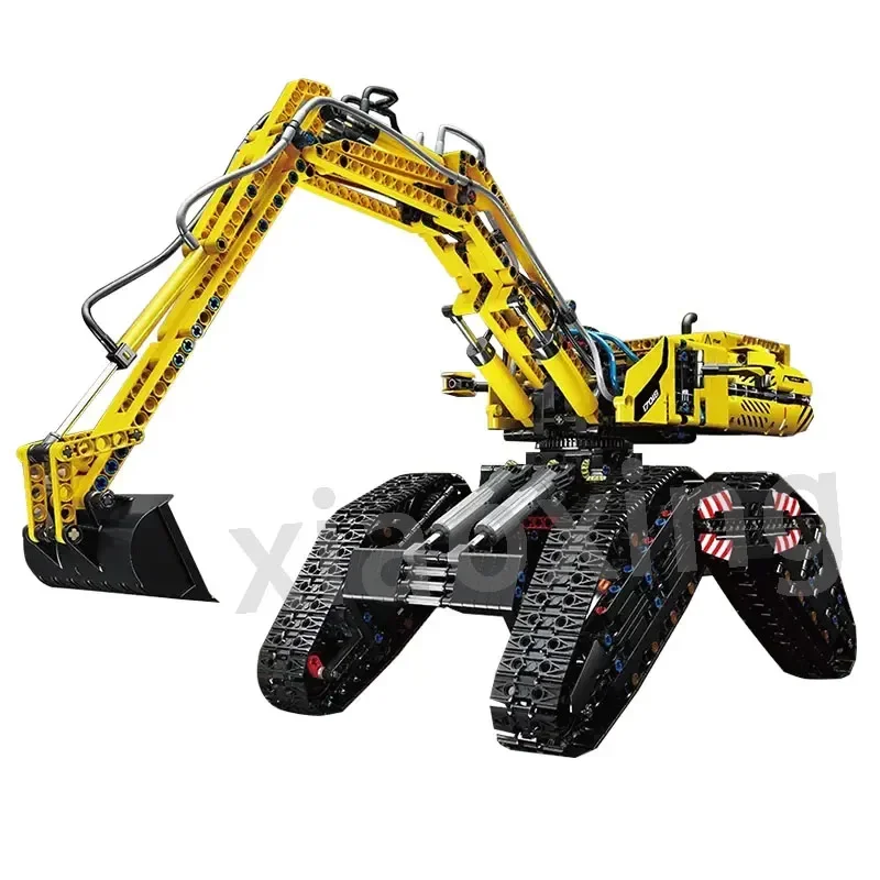 Classic 17018 All-terrain Excavator 2237pcs High Difficulty Engineering Vehicle Assembly Building Block Model Toy Children Gifts