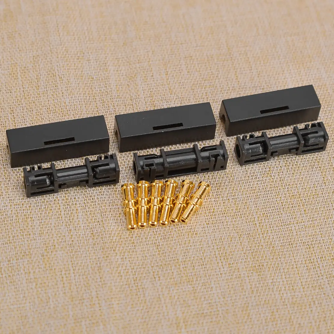 3 Sets Car Fiber Optic Cable Connector Joint Kits Fit for BMW Mercedes Benz Land Rover