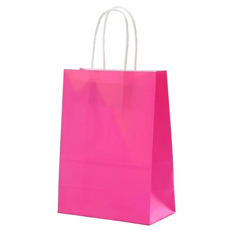 10/30 stücke Urlaub Geburtstag Hochzeit Party Geschenk Taschen Kraft Papier Geschenk Taschen Bunte Papier Taschen Einkaufstaschen Süßigkeiten Taschen geschenk – Detail 7