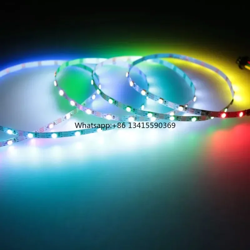 

Super slim 5mm PCB Individual Addressable UL 3535 RGB DC5V SK6812 Digital Smart LED Pixel Strips Lights