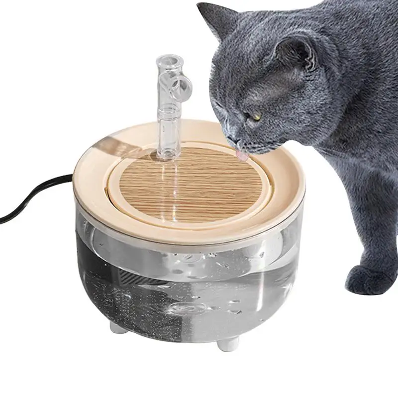 Cat Water Dispenser Cat Waterer Dog Bowl Noise-Free Car Water Bowl Dog Water Dispenser Pet Water Fountain Auto Cycle Filtering