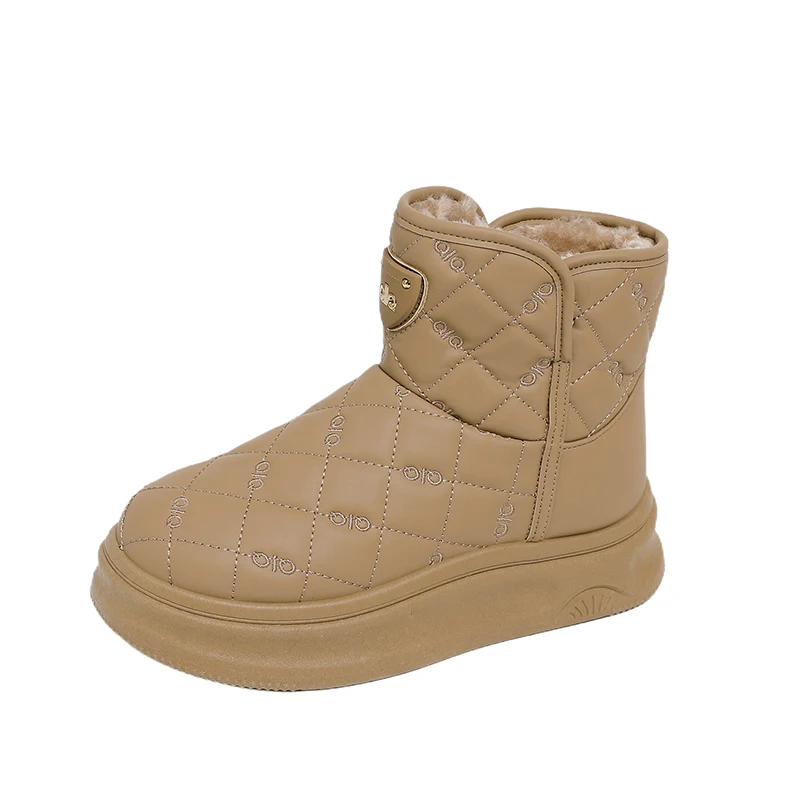 

Super Light Women'S Snow Boots, Large Size With Fleece, Warm Fashionable Thick-Soled Casual Women'S Boots, Sports Women'S Shoes