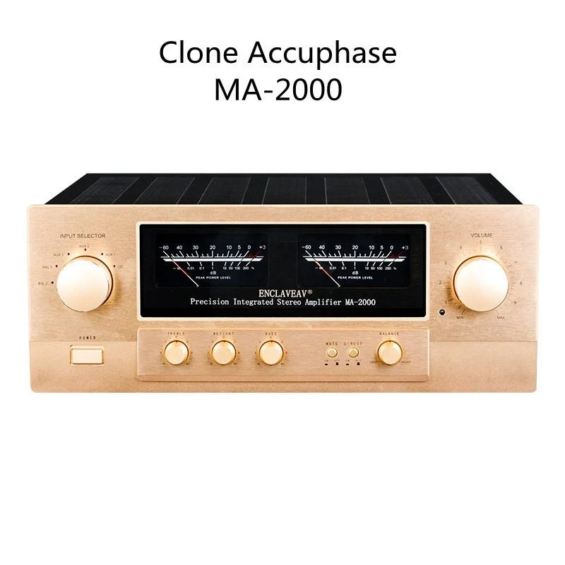 Clone Accuphase MA-2000 High-power Integrated Amplifier Hi-Fi High-fidelity Home Audio Supports Tone/remote Control