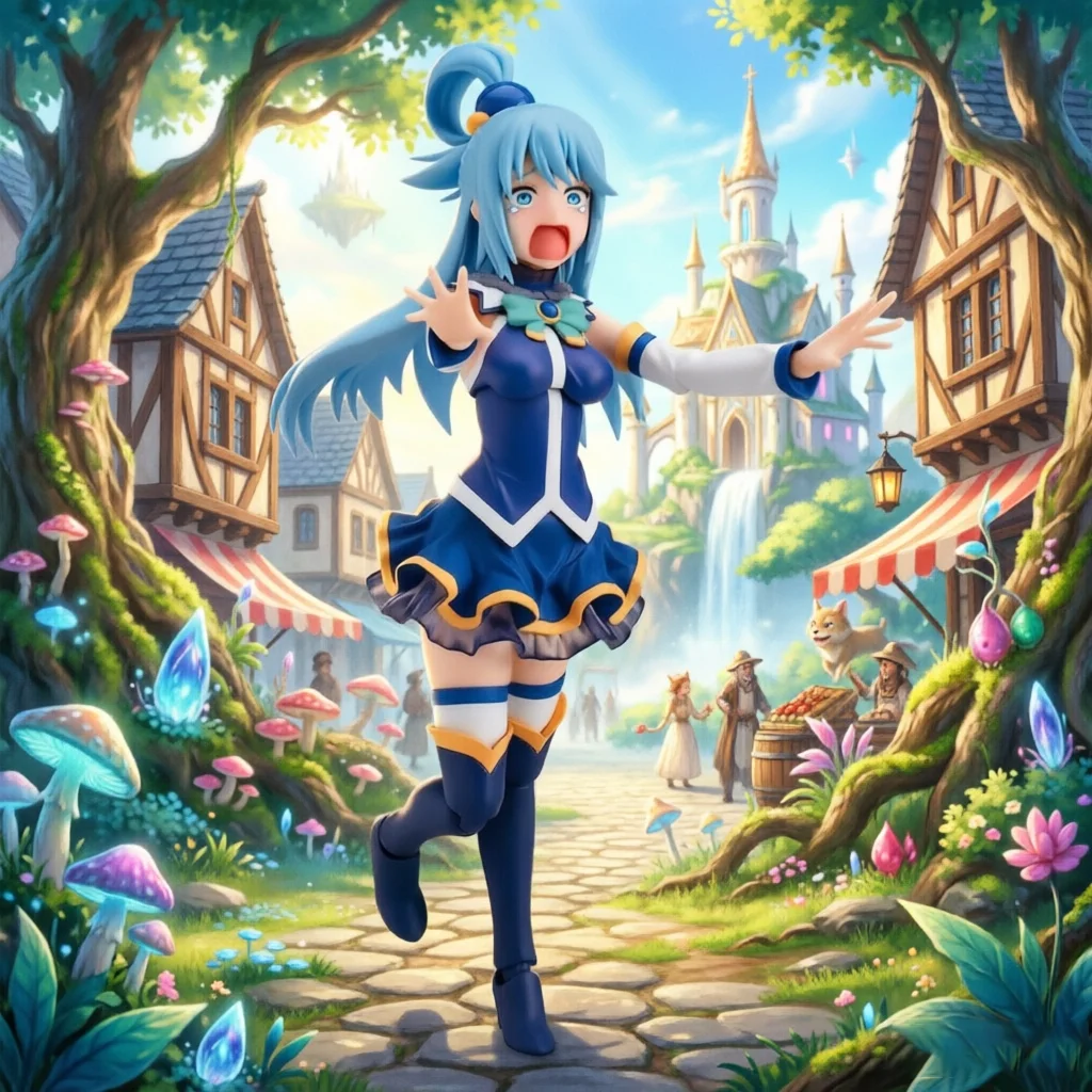 La bendición de Dios en este maravilloso mundo! Figuras de Anime Aqua Konosuba