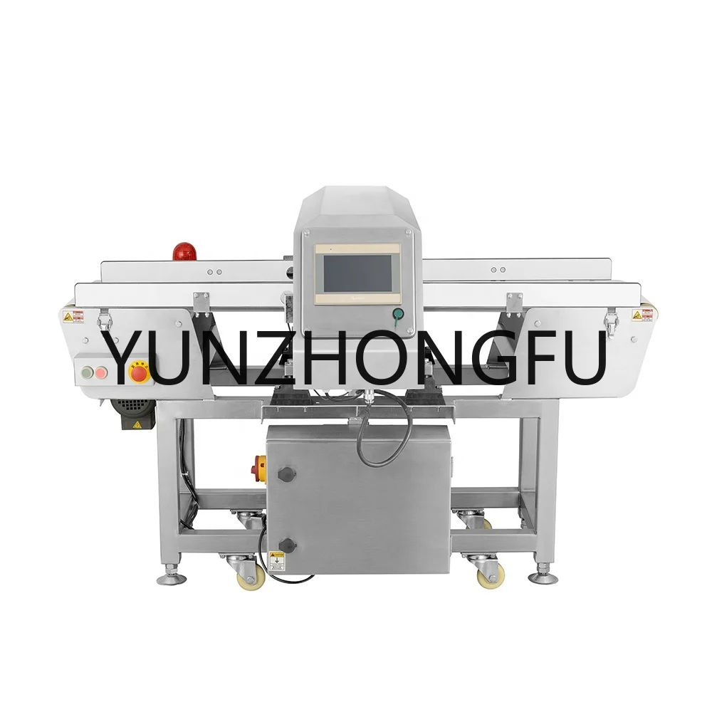 Wet And Dry Use Production Line Food Metal Detector Machine Seafood Fruit Snack Vegetable Conveyor Metal Detector Manufacturer