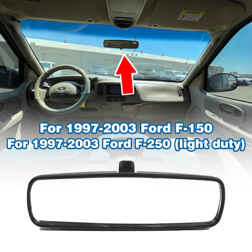 

1pcs Interior Rear View Mirror For Ford Super Duty F-150 F-250 E-150 F-250 Super Duty 116U5Z17700A 6U5Z-17700-A